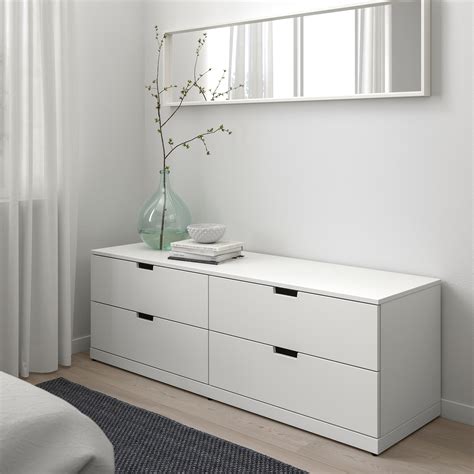 Nordli 4 Drawer Dresser White 160x54 Cm 63x2114 Ikea Ca