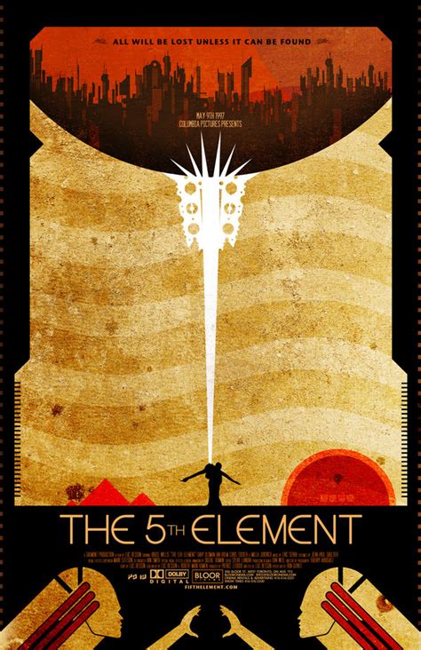 The Geeky Nerfherder Movie Poster Art The Fifth Element 1997