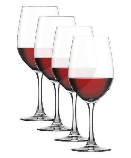 Spiegelau Bordeaux Wine Glass Set Of Four Zulily Bordeaux Wine Eclectic Kitchen Wine Glass