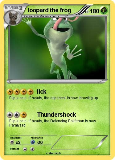 Pokémon Loopard The Frog Lick My Pokemon Card