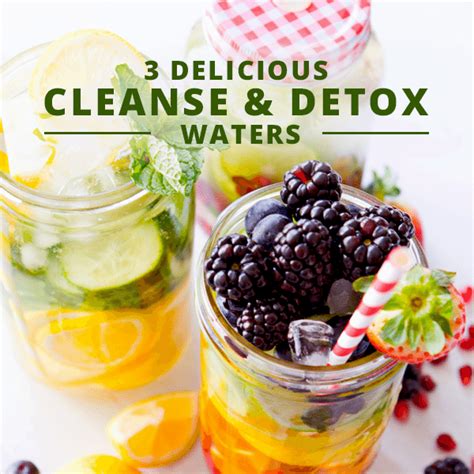 3 Delicious Cleanse And Detox Waters