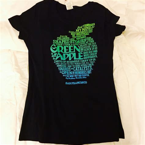 Green Apple T Shirt The Traveling Editor