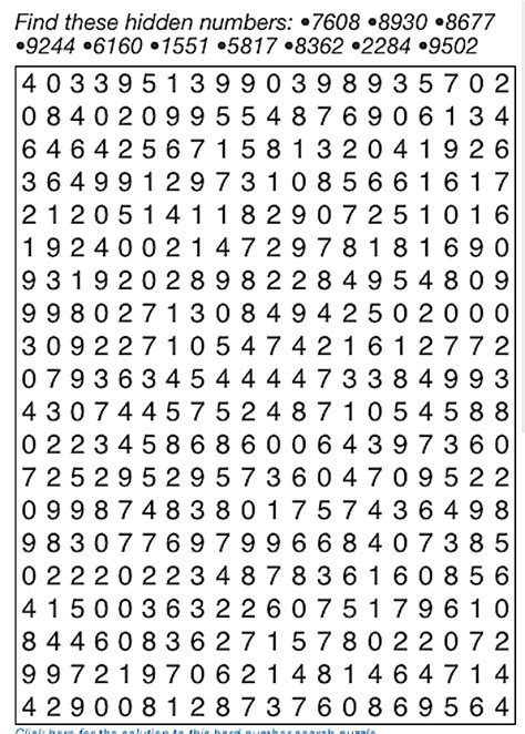 Puzzles For Mar 9 10 Number Searchsudokuword Search