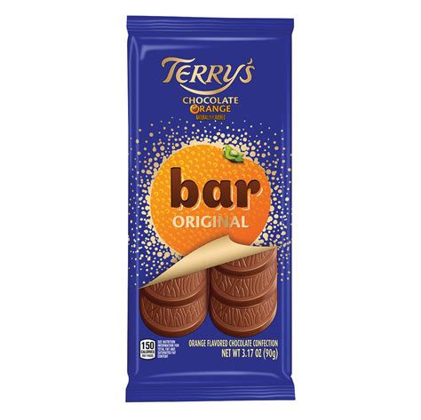 Terrys Chocolate Orange Original Milk Chocolate Bar 317 Oz Nassau Candy