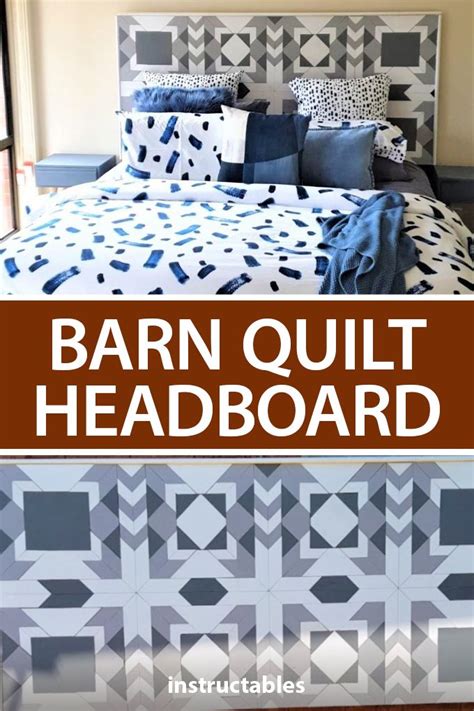 How To Make A Barn Quilt Headboard Quilted Headboard Headboard Cover