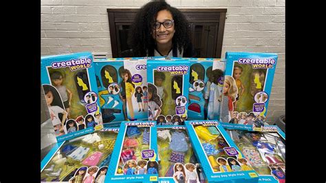 Creatable World Doll By Mattel Super Haul And Opening Youtube