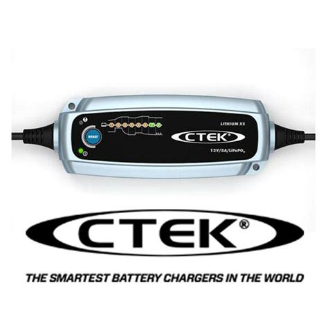 Ctek Lithium Xs Battery Charger 5 Amp 12 V Lipo Lithium Smart Charger