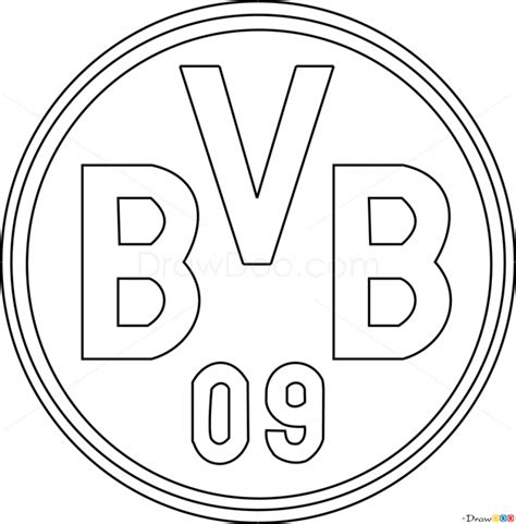Logo del borussia dortmund, squadra di calcio tedesca. Borussia Dortmund Logo Zum Ausmalen : Download wallpapers ...