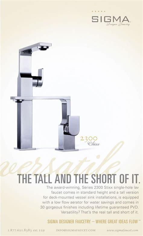 Shop for bathroom sink faucets at ferguson. Sigma Faucets - Stixx Collection | Faucet, Bathroom ...