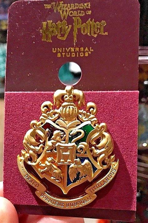 Universal Studios Wizarding World Harry Potter Hogwarts House Crest