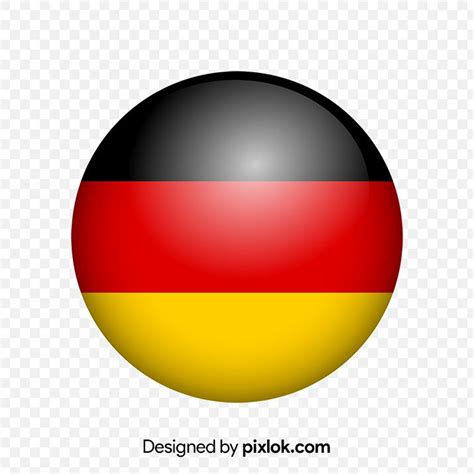 Germany Flag Round Png Image Germany Flag Vector Free Download Png