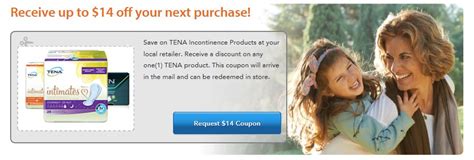 Tena Canada Coupons Save Up To 14 On Any Tena Product Canadian