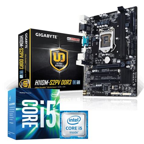 Intel I5 6500 Cpu Gigabyte H110m Motherboard