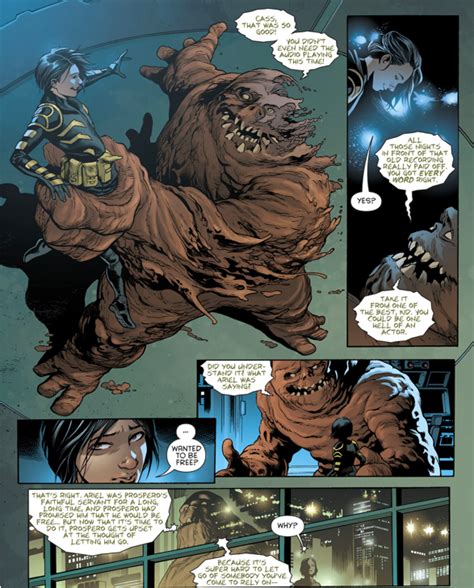 Cassandra Cain And Clayface Act A Shakespeare Scene Comicnewbies