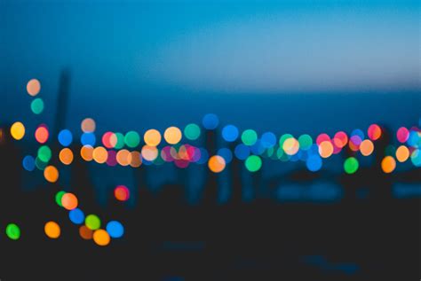 Colorful Night Lights Bokeh Effect Hd Photography 4k Wallpapers