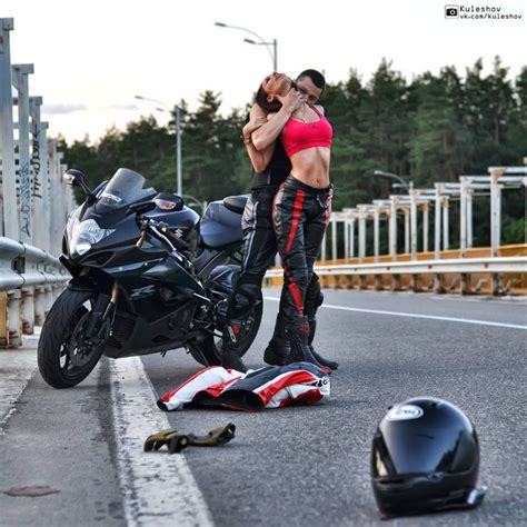 Kiss Moto Biker Love Biker Girl Motorcycle Couple