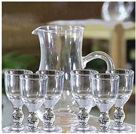 Shihualine 300ml Handle Cup With 15ml Cups Unique Mini Wine Shot Glasses Sake