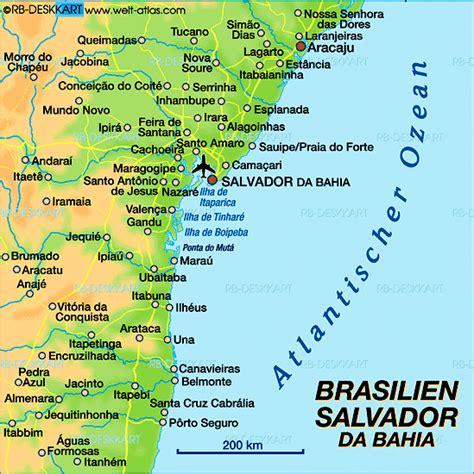 Bahia is one of the largest states of brazil; Karte von Salvador da Bahia (Region in Brasilien) | Welt ...