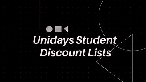 Benefits Of All Unidays Student Discount My Unidays Account Free