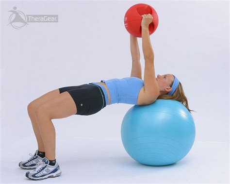 Russian Twist On Swiss Ball Ball Exercises Medicine Ball Workout