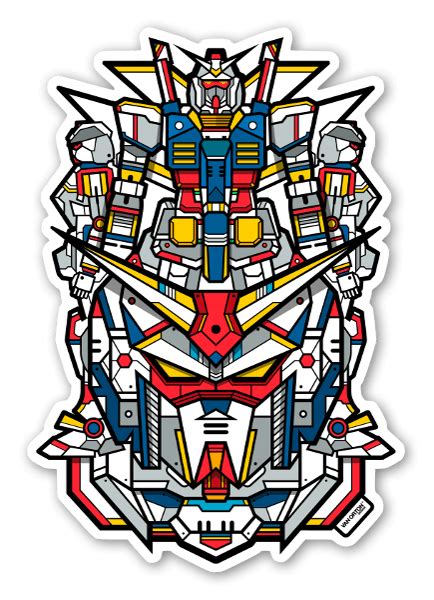 Buy Gundam Die Cut Stickers Stickerapp