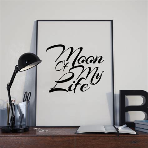 Latest news, fan theories and funny stories. Moon Of My Life Love Inspired By Game of Thrones Instant Download Printable Love Wall Art Quote ...