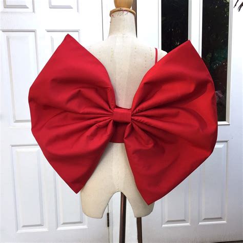 Lita Red Big Bow Crop Top For Womenunique Wedding Dressballgown
