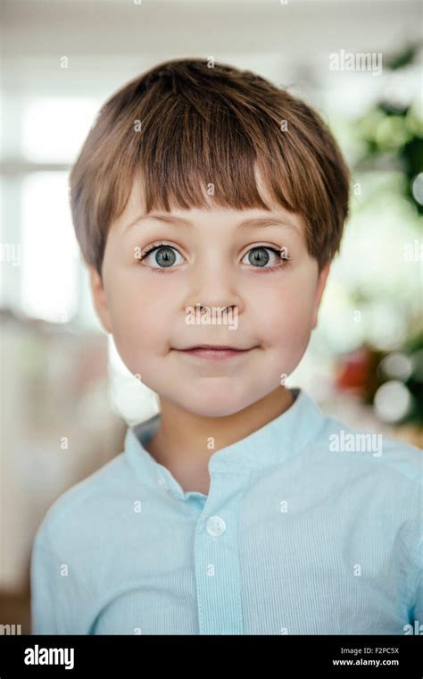 Portrait Of Little Boy Stock Photo Alamy