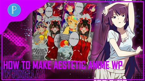 How To Create Aesthetic Anime Android Wallpaper On Pixellab Pixellab