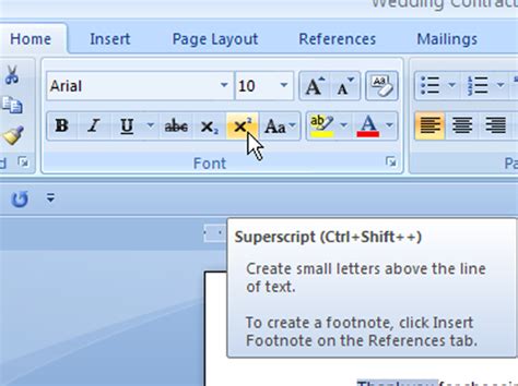Shortcut Key For Subscript And Superscript In Word 2007 Opmbare