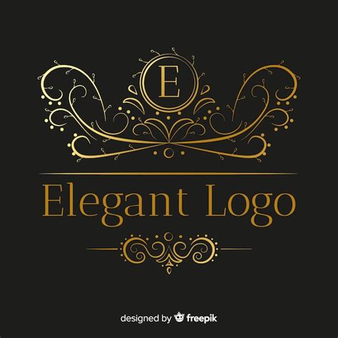 Free Vector Golden Elegant Logo Template
