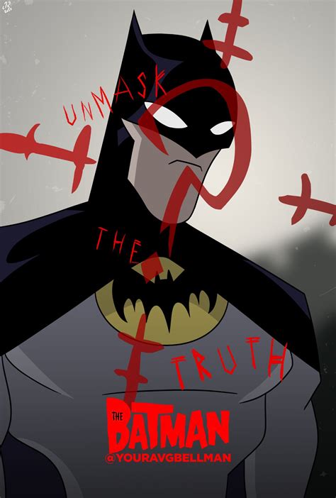 Justin Bellman On Twitter Thebatman Movie Poster In The Style Of Thebatman Animated Series