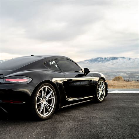 Download Wallpaper 2780x2780 Porsche 718 Cayman Porsche Car Black