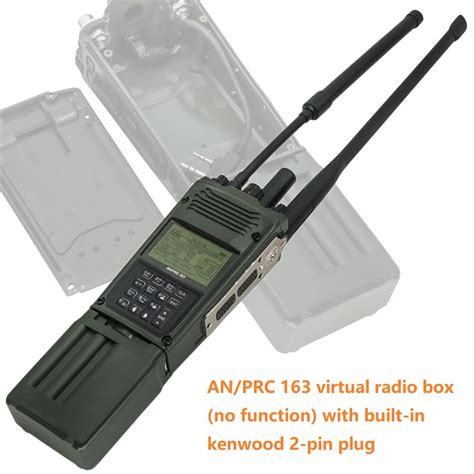 Tactical An Prc 163 Harris Military Radio Dummy Virtual Box Prc 163 Non