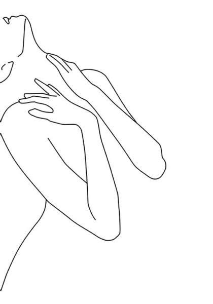 Female Silhouette Drawings Ezbuypay Tekeningen Coisas Skizzen Minimalistische Silhueta Corpo