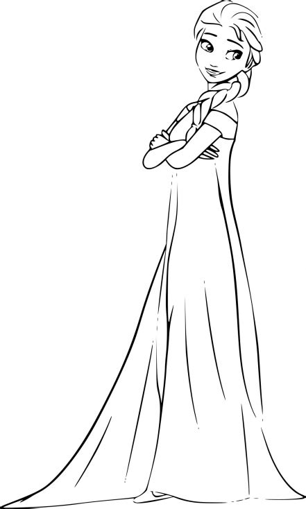 Elsa is a disney princess, or queen rather, that we won't easily forget. Coloriage Elsa à imprimer