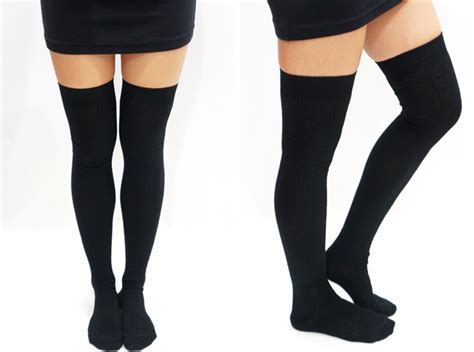 Knit Thigh High Knee High Socks Tights · Sandysshop · Online Store Powered By Storenvy