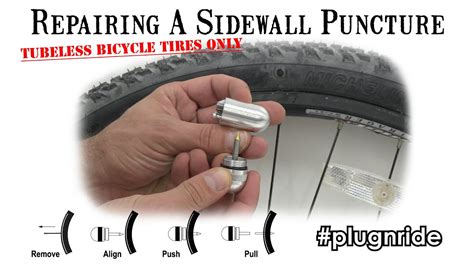 To locate the puncture, use an air compressor to fill the tire with air. How to Repair a Sidewall Puncture on a Tubeless Bicycle ...
