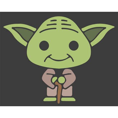 Yoda Head Vector