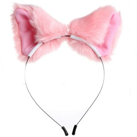 17 Anime Cosplay Cute Plush Cat Ear Headband Headwear