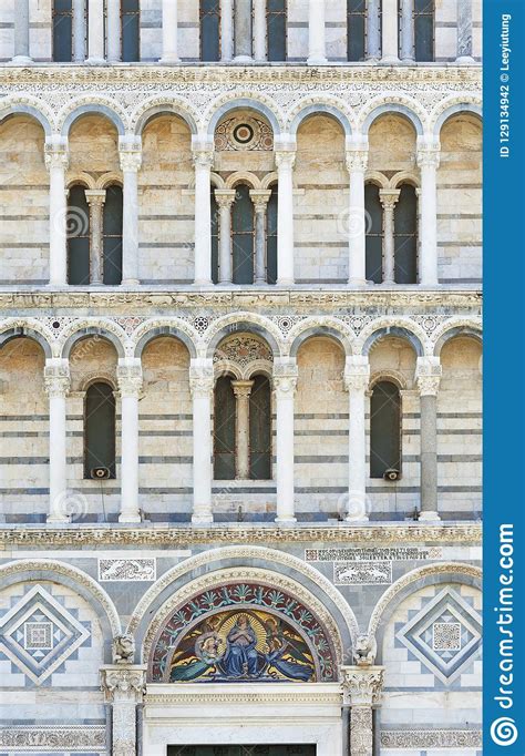 Details Of Classic Architecture In Italy Stock Photo