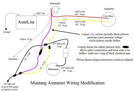 Diagram Mustang Ammeter Wiring Diagram Mydiagram Online