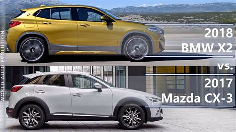 Thankfully, mazda has also updated its adaptive cruise control to function below 18 mph, so it'll slow right down to a crawl and even stop and go if you're not. 2018 BMW X2 vs 2017 Mazda CX-3 (technical comparison) - YouTube