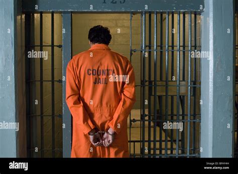 En Prison Prisonnier Menott Photo Stock Alamy