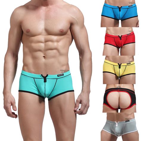 Sexy Men S Backless Pouch Briefs Underwear Jockstrap Underpants Boxer Short Pant Ebay