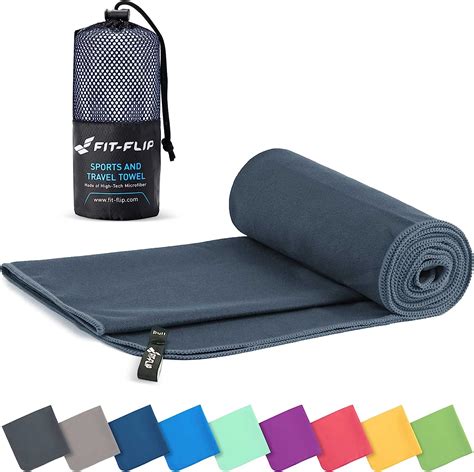 Fit Flip Microfibre Towel Compact Ultra Lightweight Fast Drying
