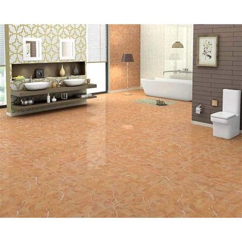 Glossy Brown Vitrified Floor Tile 600 Mm X 600 Mm At Rs 550square Feet In Pimpri Chinchwad