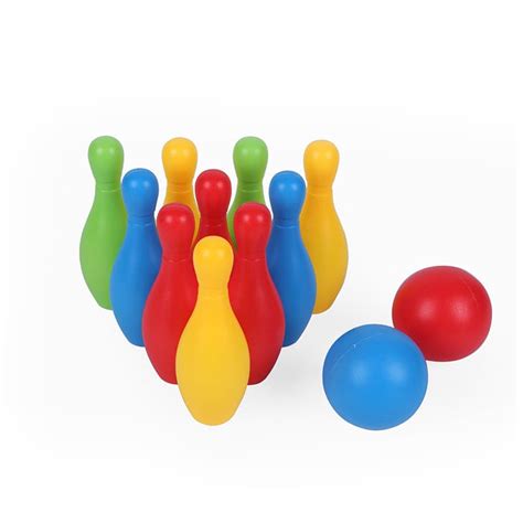 Kids Plastic Bowling Set Mini Interaction Leisure Educational Toys With