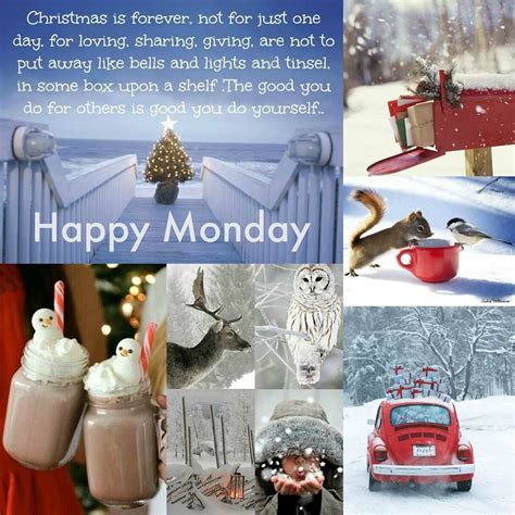 Happy Monday Quotes Christmas Cheer Weekend Greetings