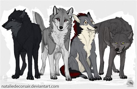 Meeting Big Wolves By Nataliedecorsair On Deviantart